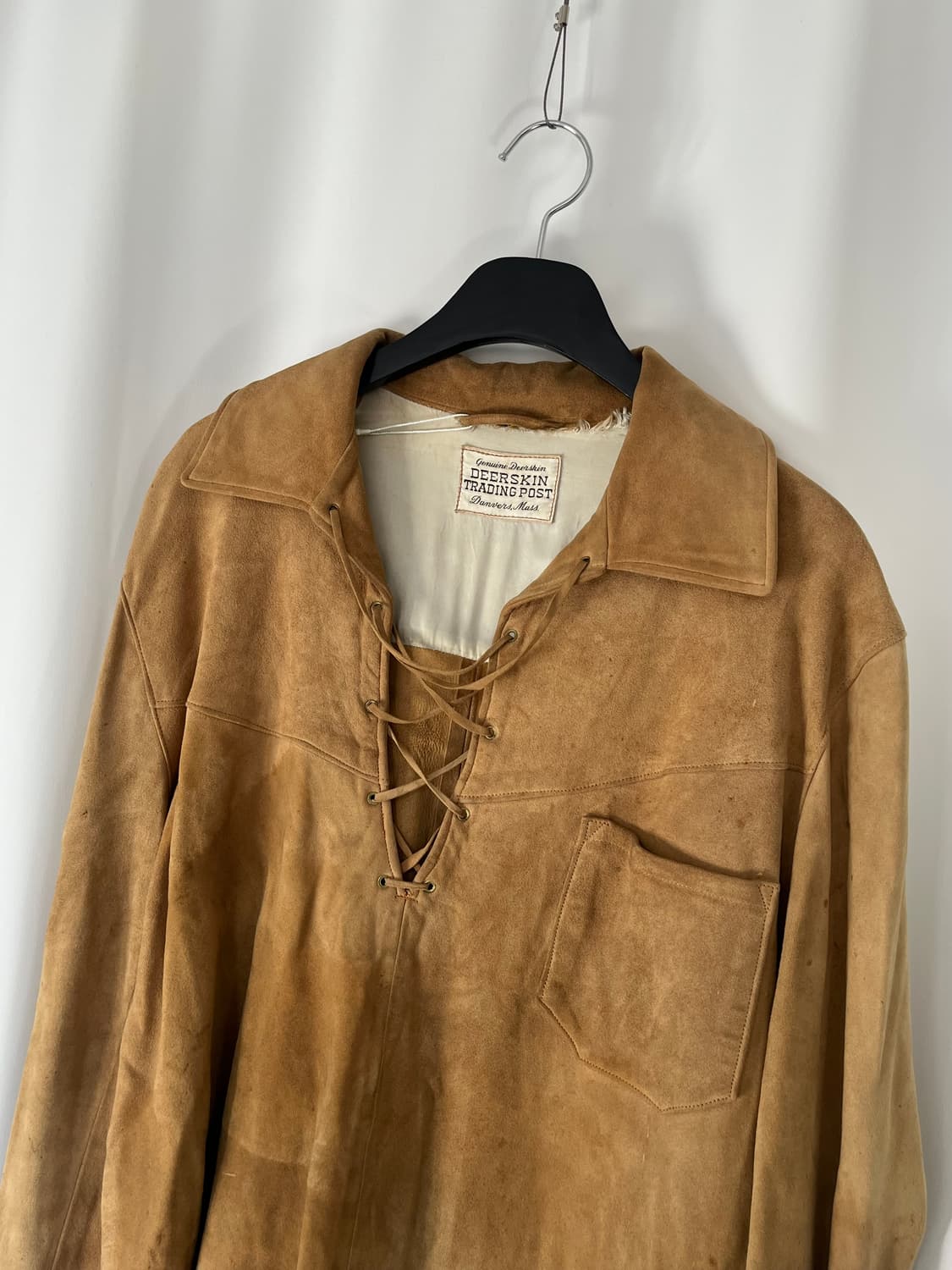 60's vintage deerskin pullover shirt  상품이미지3