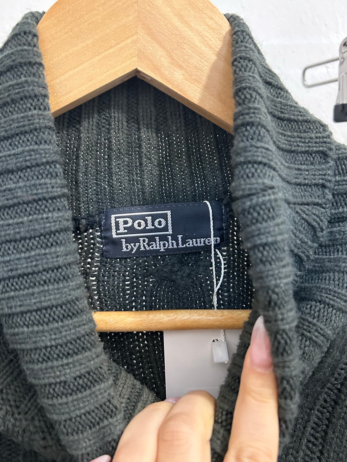 폴로 랄프로렌 케이블 터틀넥 니트 스웨터 상품이미지7