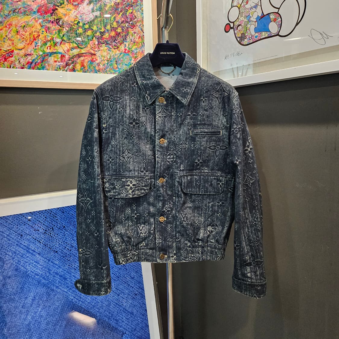 루이비통 모노그램 테일러드 금장 데님자켓 상품이미지1