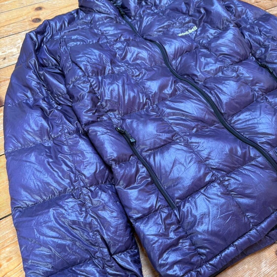 10s 몽벨 라이트 다운 재킷 퍼플 상품이미지2