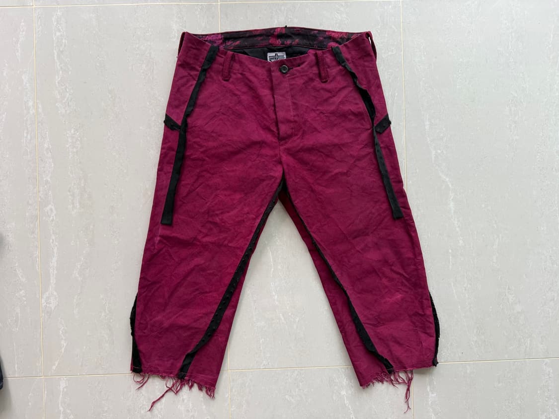 Zambarrett burgundy shorts 상품이미지1