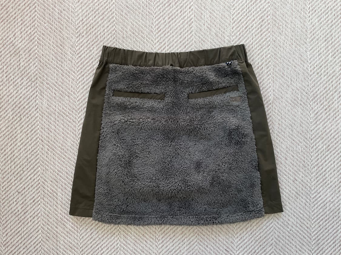 빈티지 보아 패널 밴딩 나일론 스커트 상품이미지6