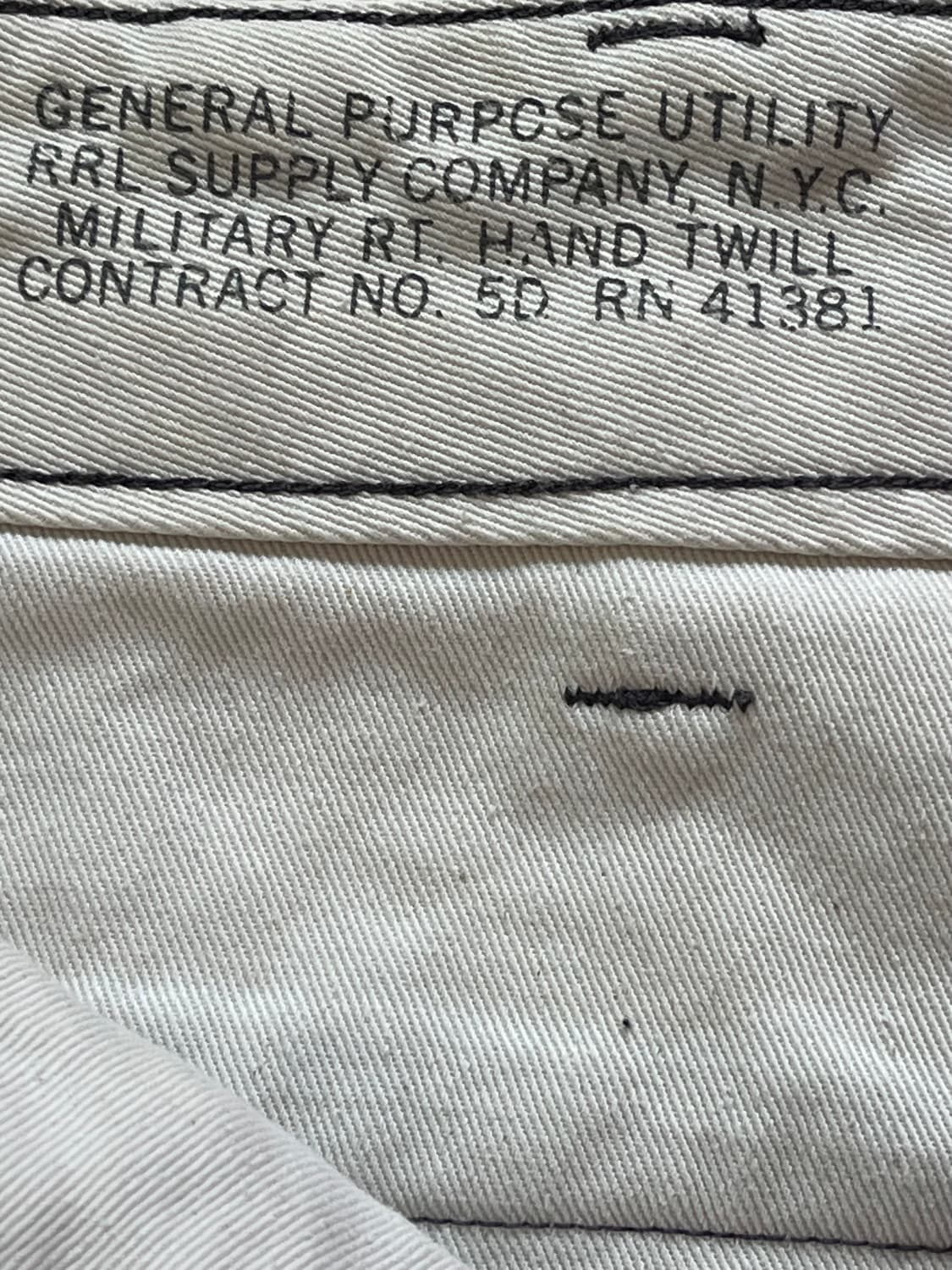 RRL WASHED BLACK FIELD CHINO PANTS 상품이미지7