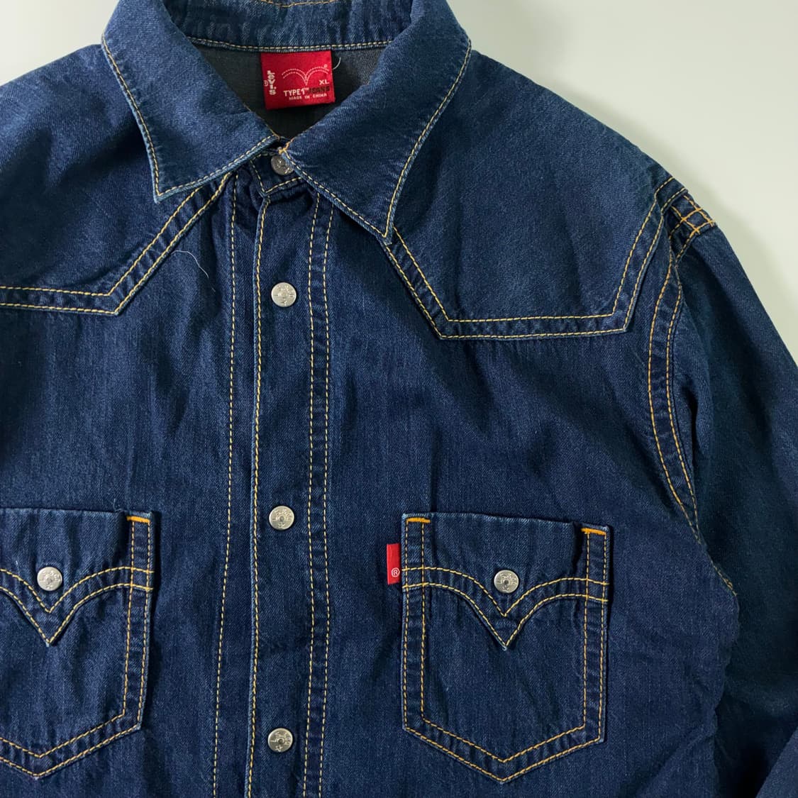 Levi's  리바이스 타입원 웨스턴 데님셔츠  상품이미지3