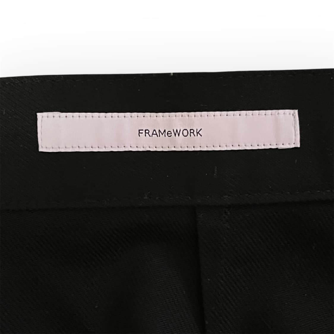 [FRAMeWORK] Black Asymmetric Wrap Skirt 상품이미지6