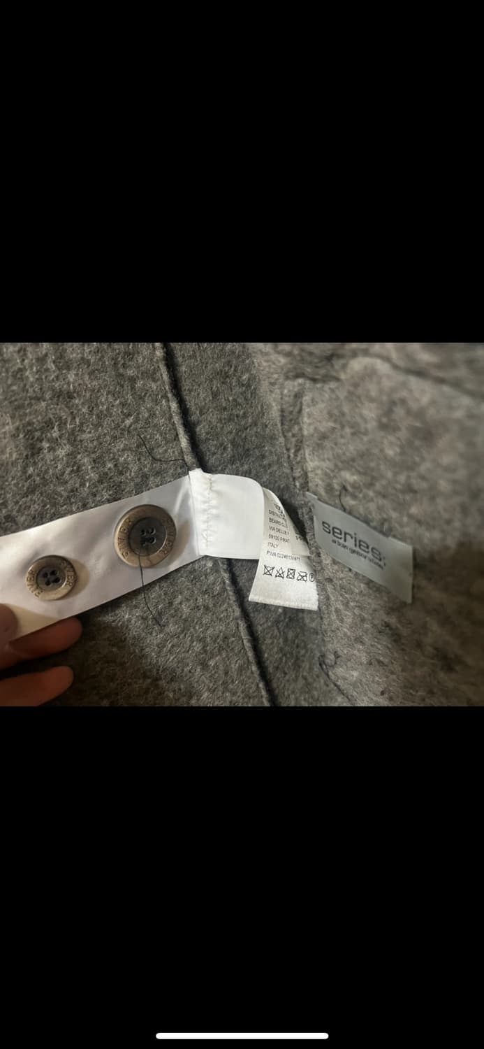 이태리 Fiver 배색 울코트 상품이미지5