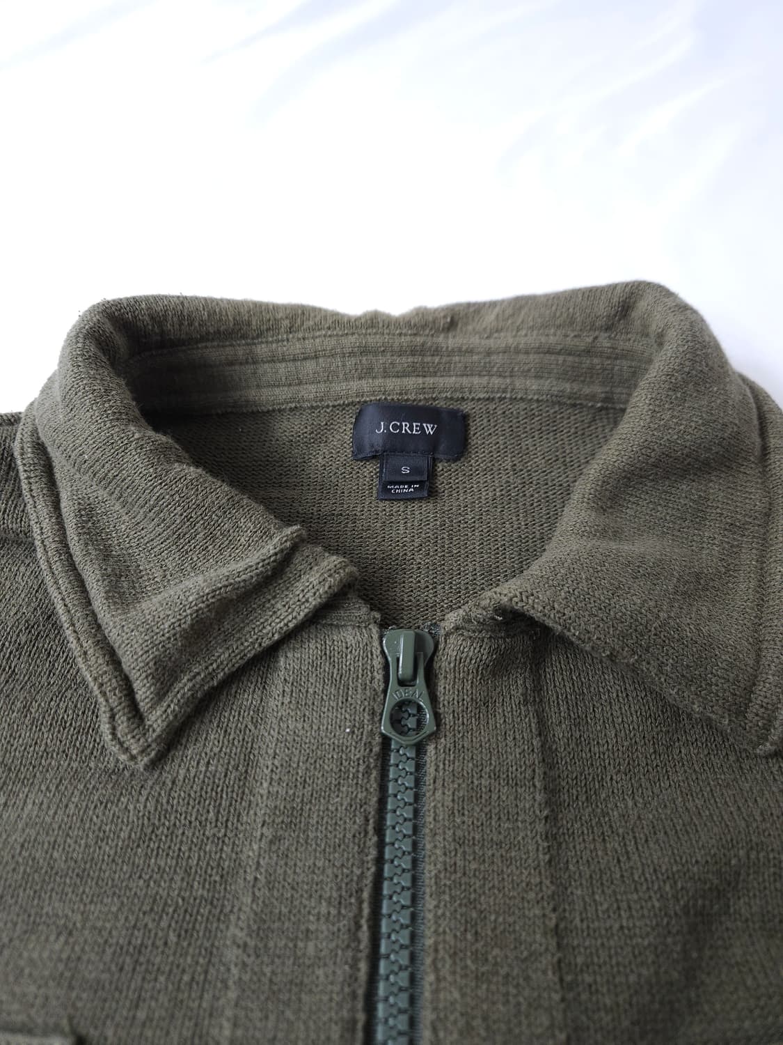 j crew 제이크루 코튼 바움울레 니트집업 가디건 자켓 S 상품이미지2