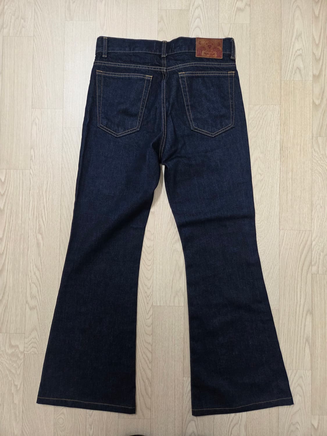 엘무드 잔느 플레어 데님 인디고 44 상품이미지5