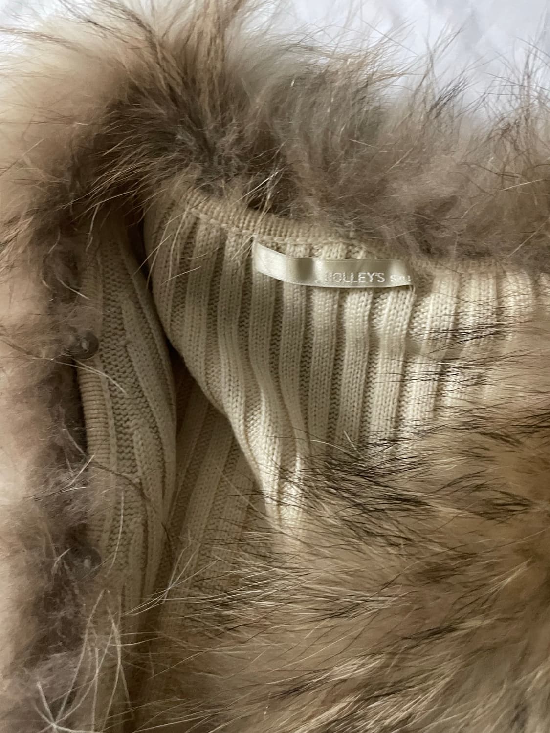 빈티지 y2k 갸루 퍼 니트집업 상품이미지4