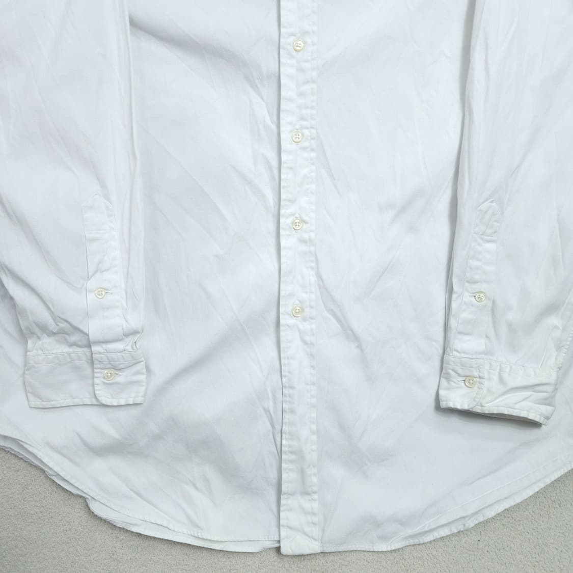 90s 폴로 랄프 로렌 옥스포드 화이트 셔츠 야머스핏 상품이미지4
