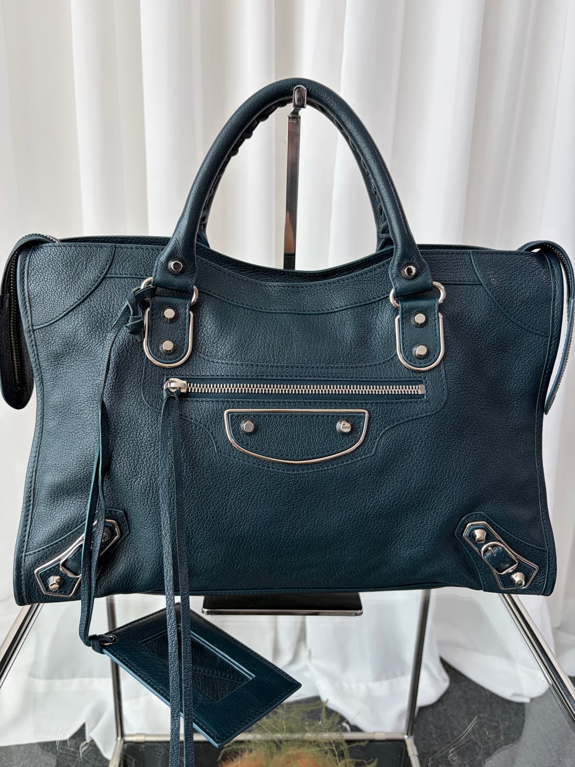 발렌시아가 클래식 메탈릭 엣지 시티 모터백 상품이미지3