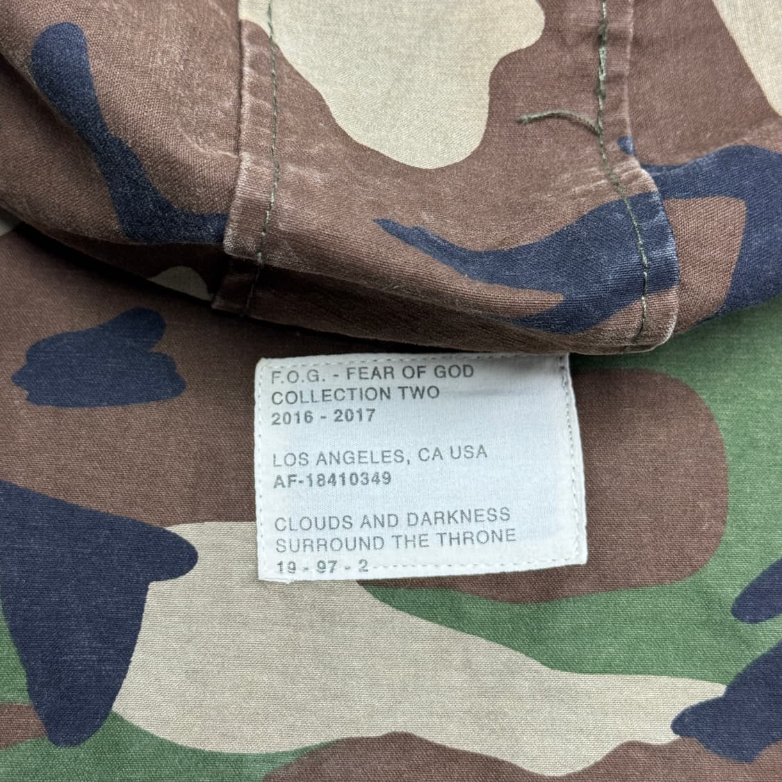 피오갓 og 팍선 카모 후드 아노락 S(100) 상품이미지6