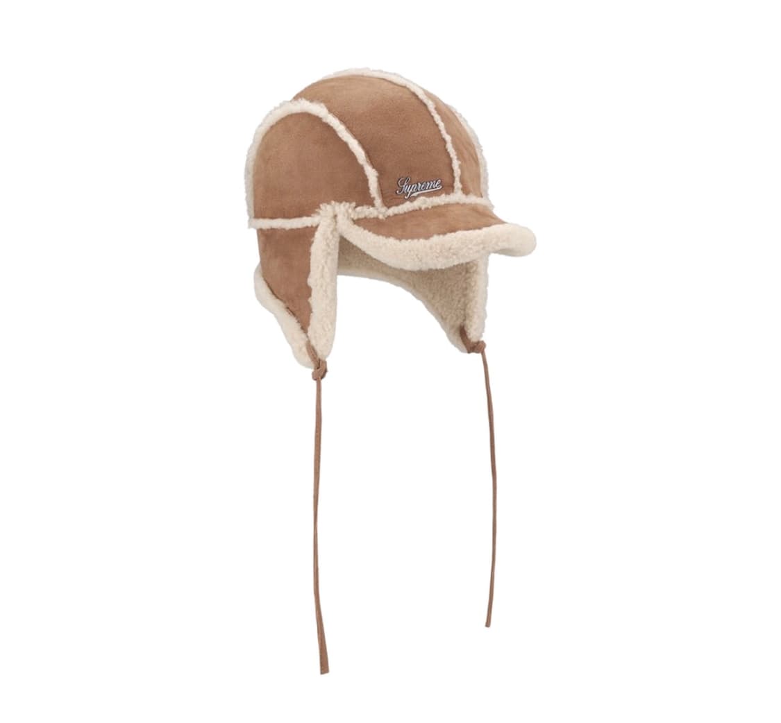 슈프림 셔링 라인드 이어플랩 캡 탄 - 25FW 상품이미지3