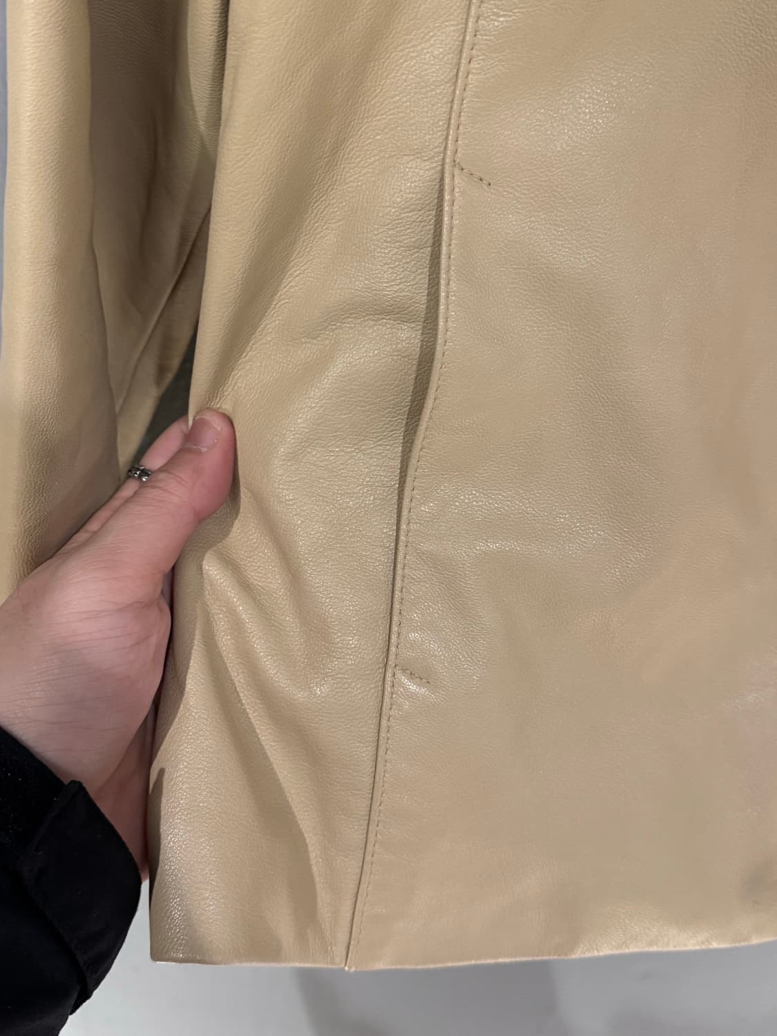 BALMAIN 발망 램스킨 싱글 가죽자켓  상품이미지6