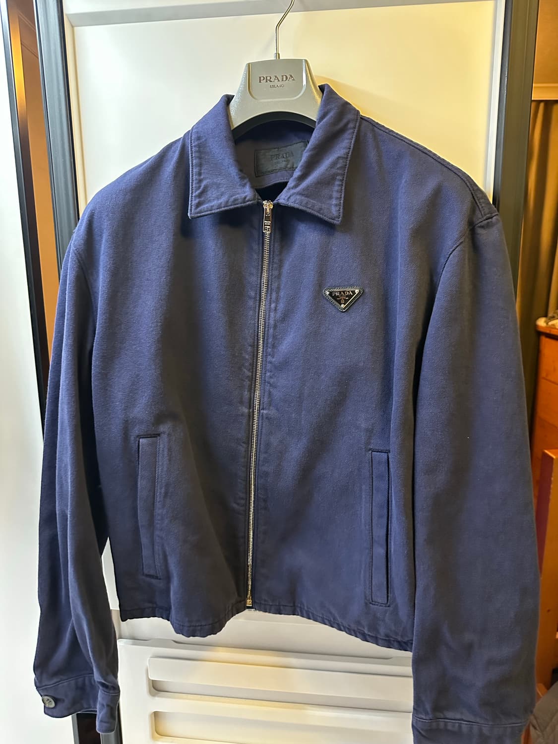프라다 올드 데님 자켓 M 상품이미지1