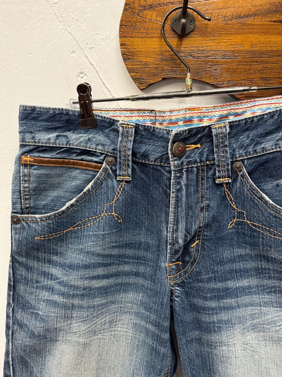 EDWIN Western Native Denim Shorts 상품이미지5