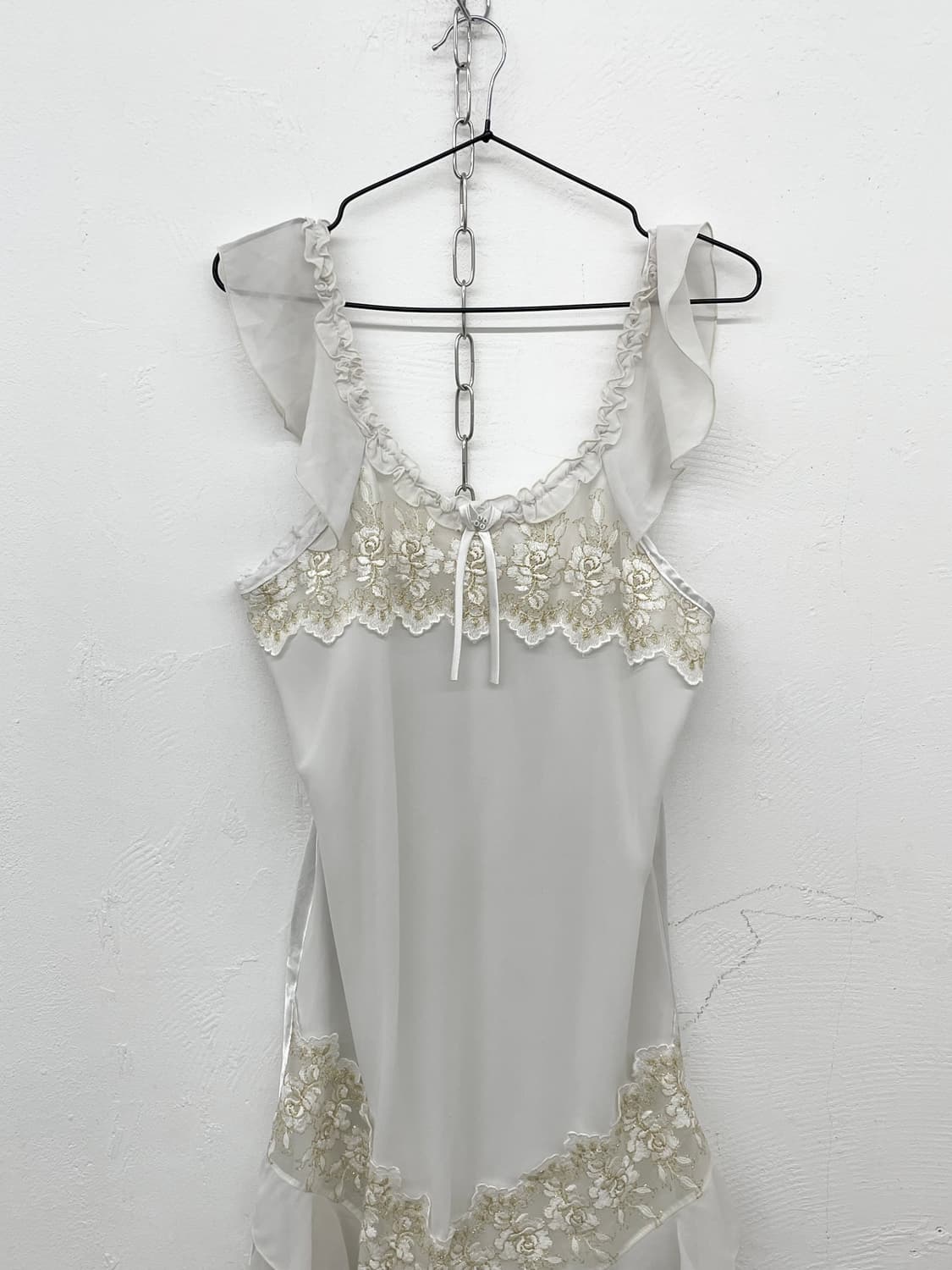 화이트페어리 레이스 프릴 슬립 상품이미지5