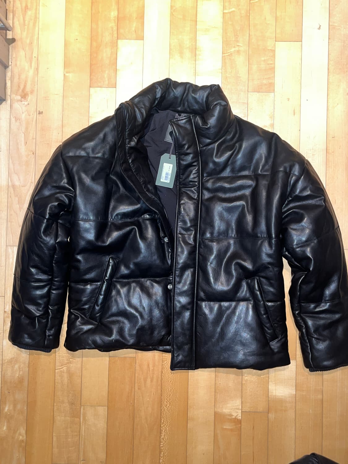 ALLSAINTS MERCER LEATHER PUFFER L 상품이미지1