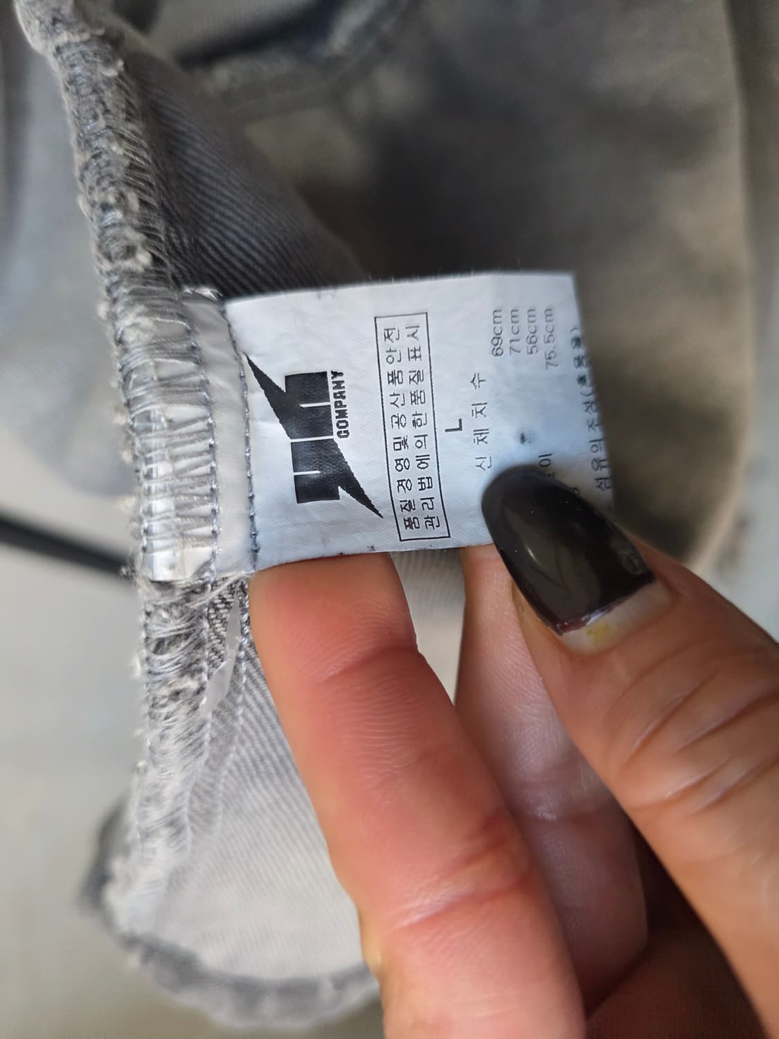 미니멀프로젝트 흑청데님후드 상품이미지5