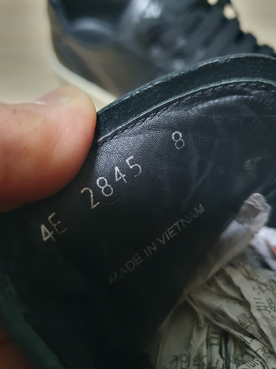 프라다 블랙 레더 스니커즈 270~75 상품이미지10