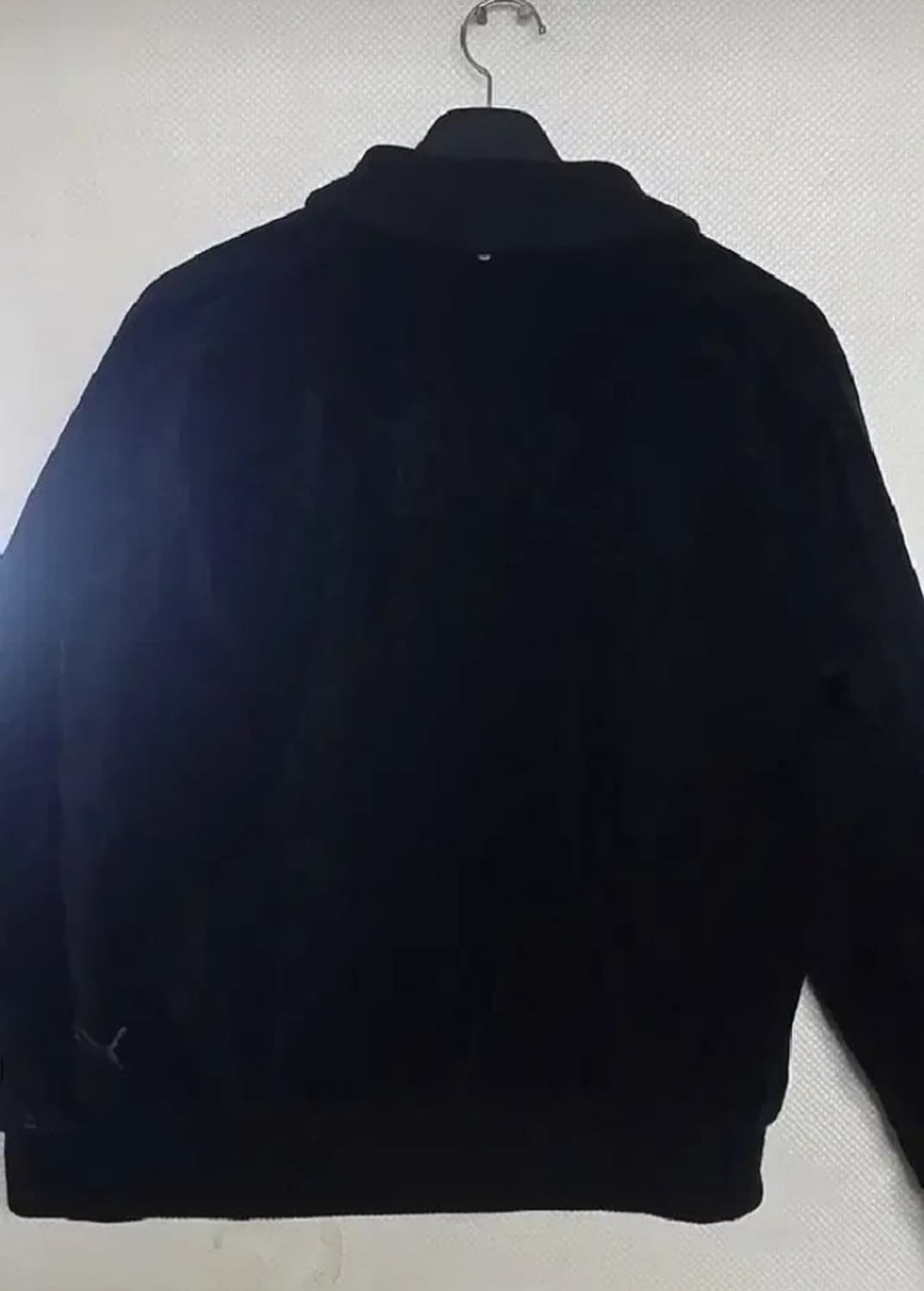 PUMA 푸마 올드스쿨 남성 벨벳 집업 점퍼 자켓 블랙 L 100 상품이미지3