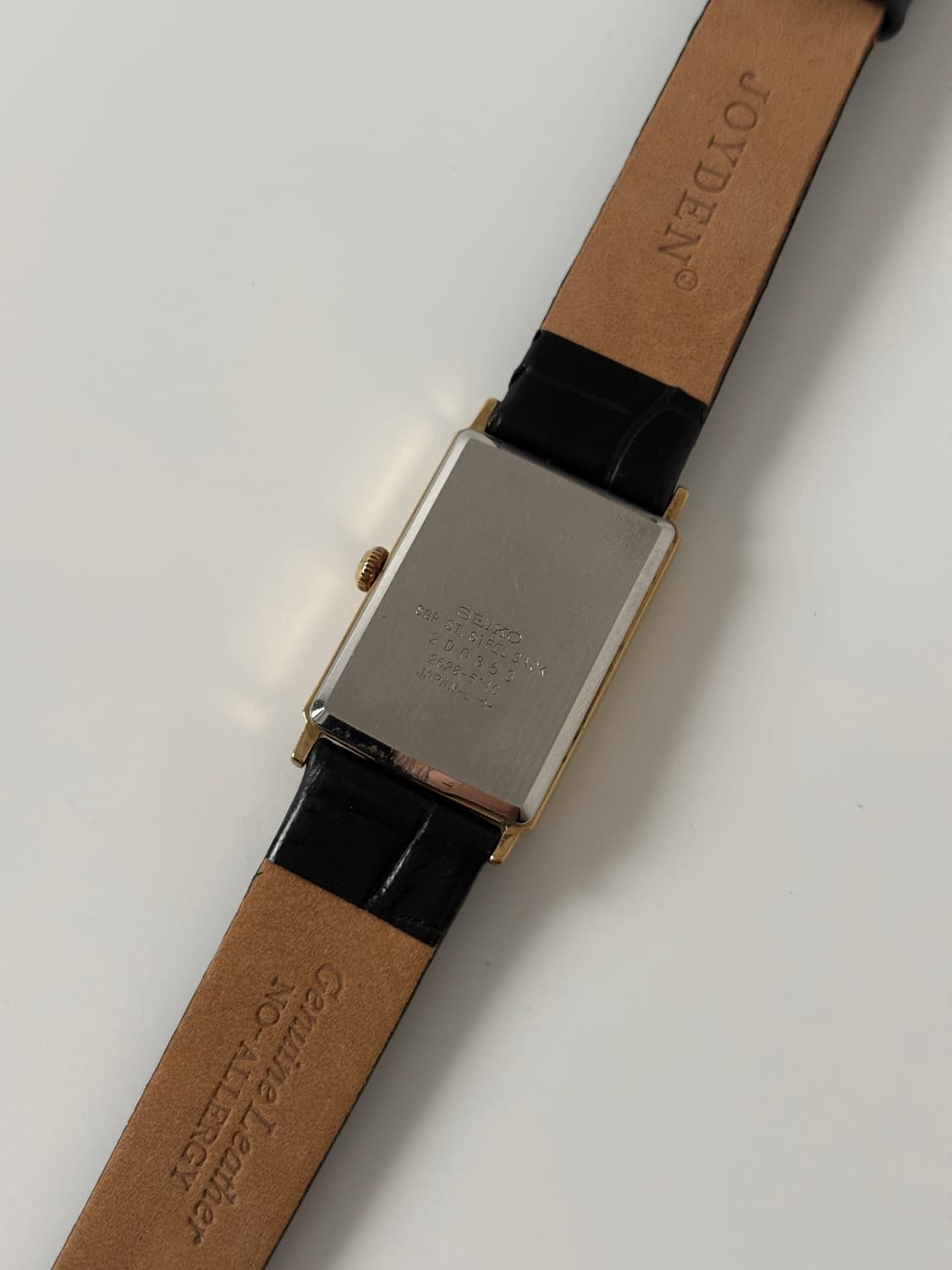 세이코 1980년대 Chariot 골드 탱크 쿼츠 남성 상품이미지7