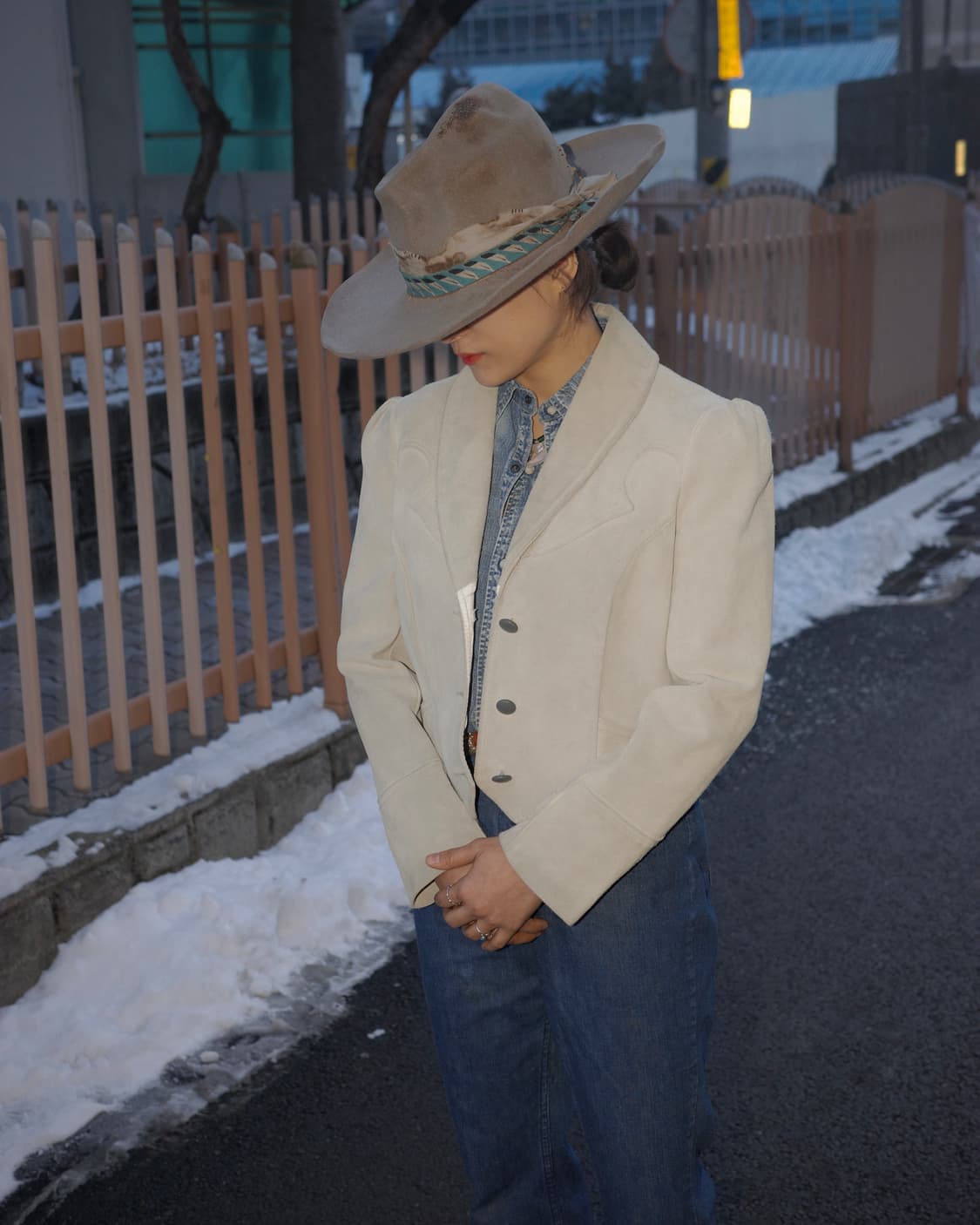 60-70s pioneer wear 웨스턴 스웨이드 자켓 상품이미지7