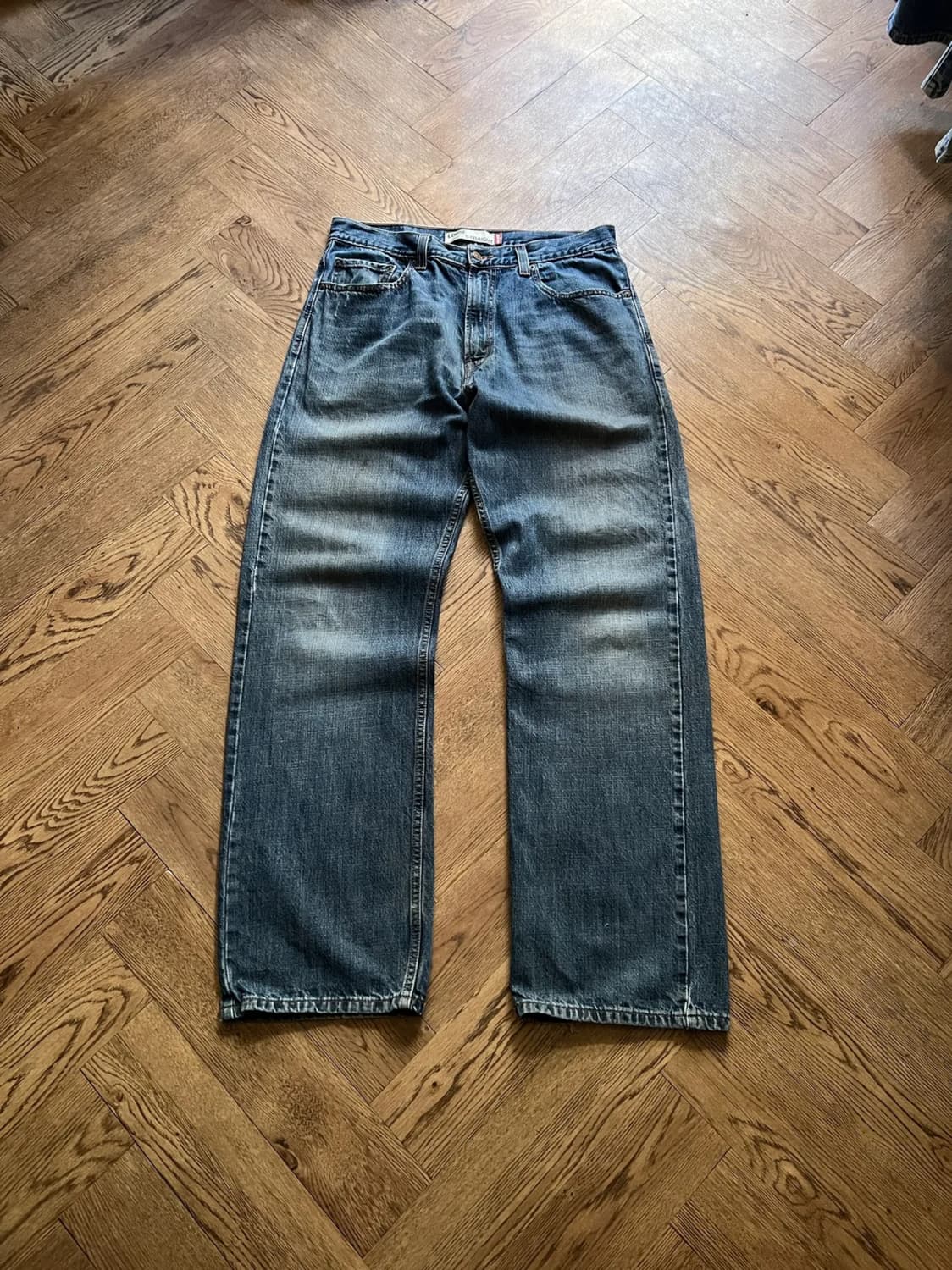 [33]00's 리바이스 USA 569 빈티지 워싱 와이드핏 데님 팬츠 상품이미지1