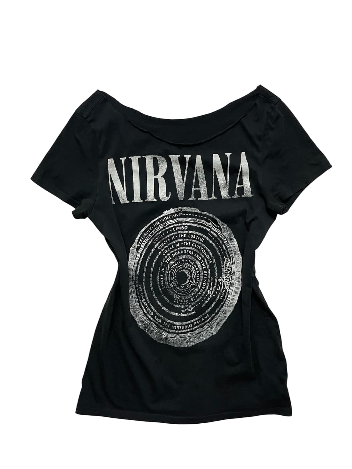 00s Nirvana Tee 너바나 루즈핏반팔티셔츠 섹시핀터나나깔오네갸루 상품이미지6