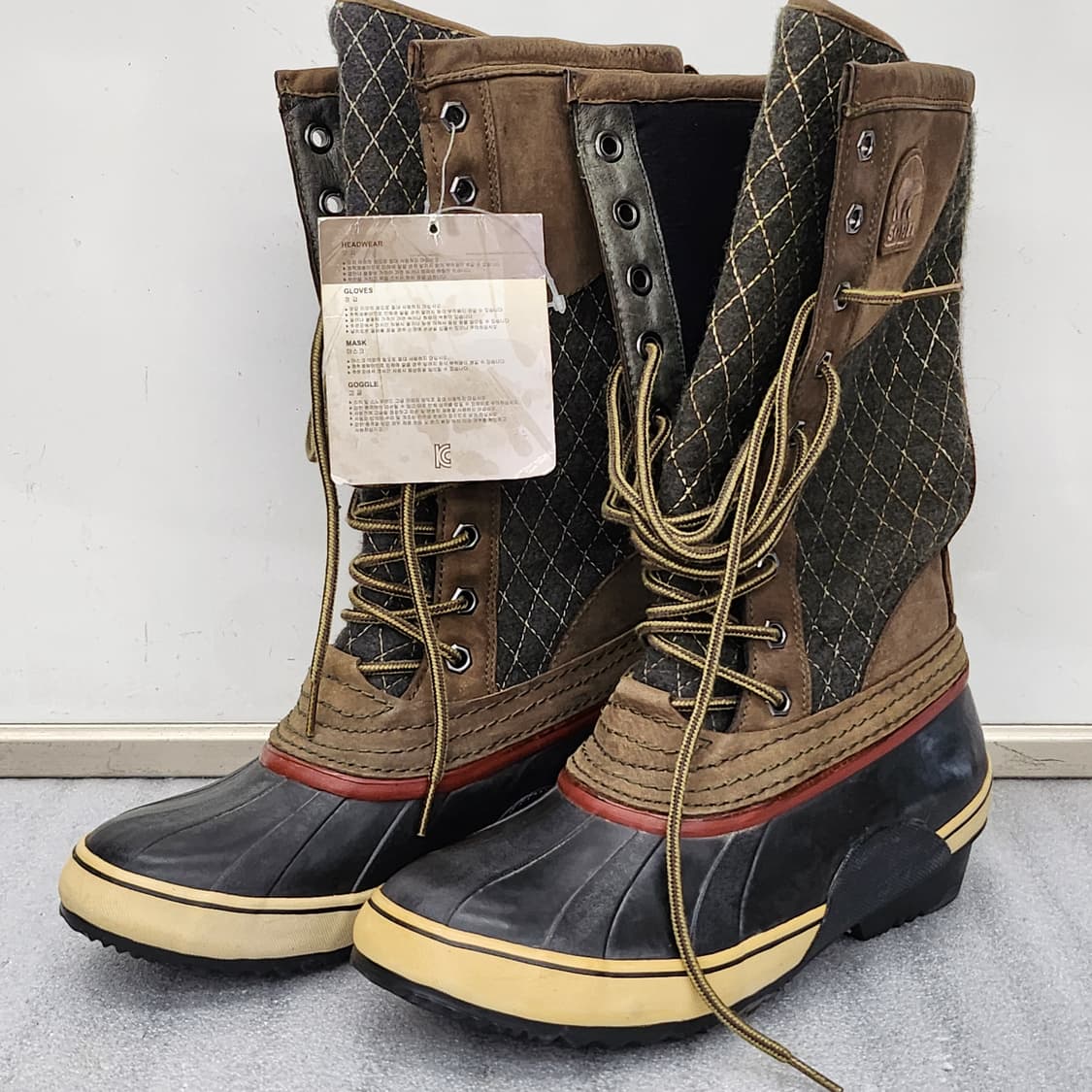 거의 미착용 소렐 방한 부츠 250mm 상품이미지6