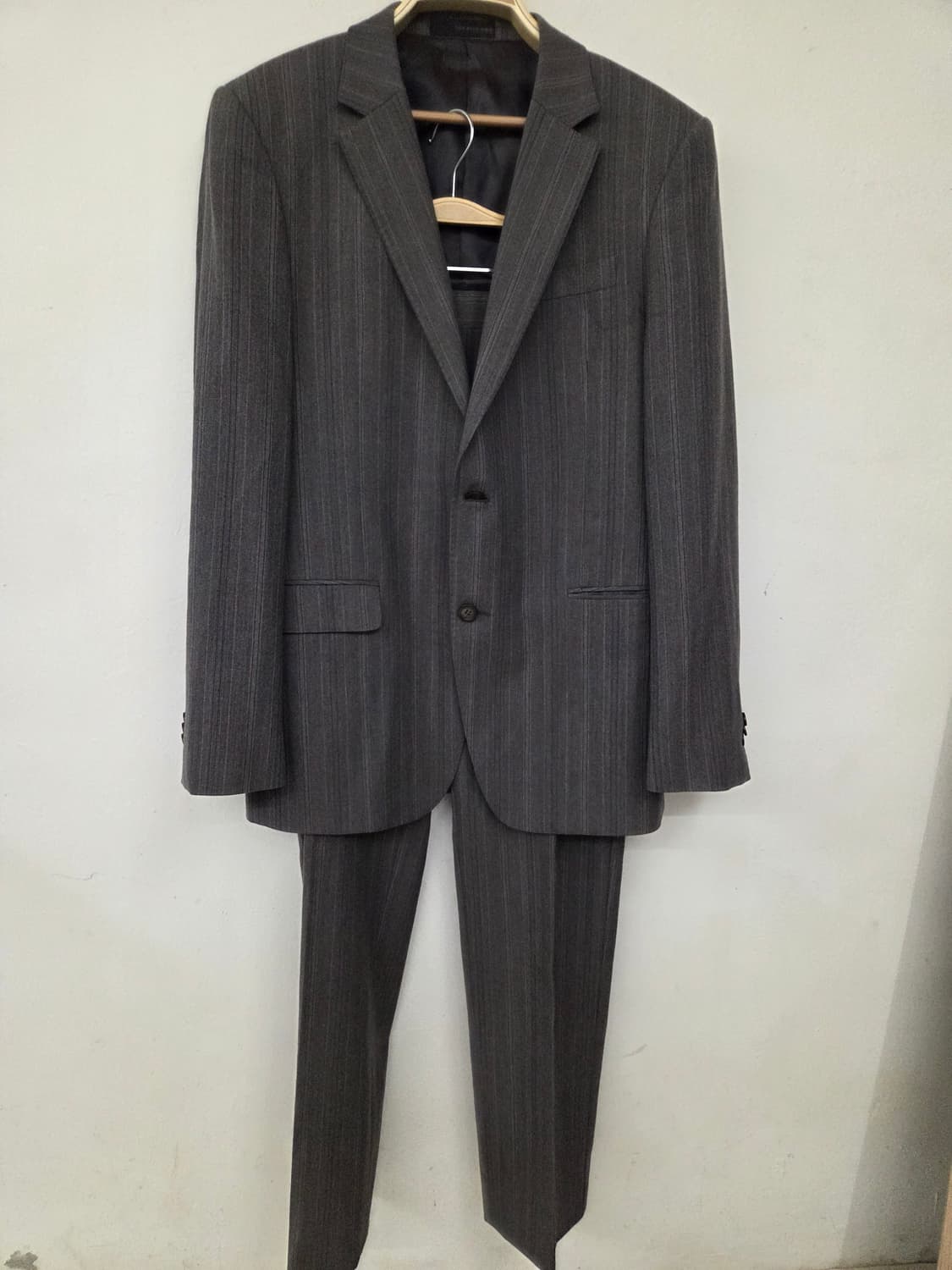 솔리드옴므 남성 스트라이프 정장 세트 상품이미지1