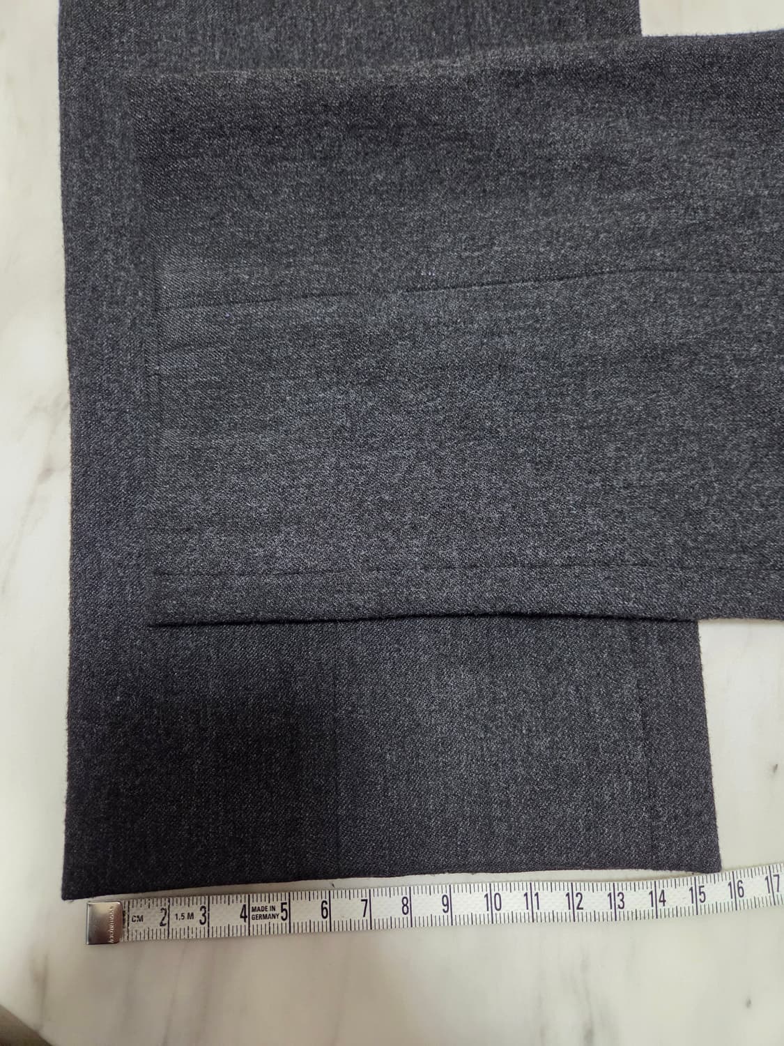 시스템옴므 차콜 그레이 밴딩 슬랙스 상품이미지4