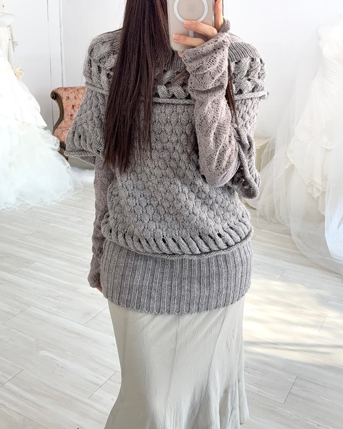 Cosy Mute half knit  상품이미지7