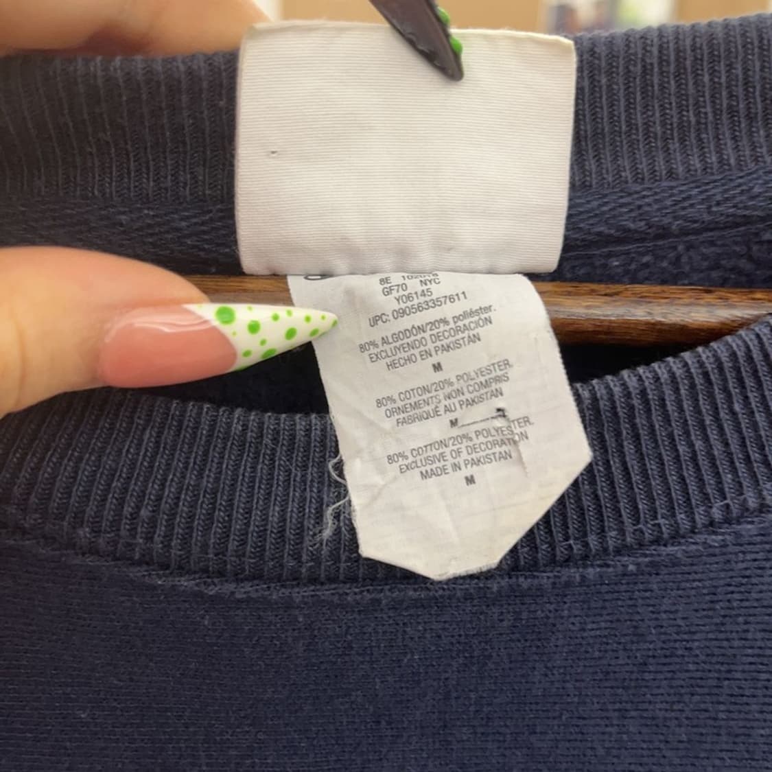 챔피언 리버스위브 자수로고 모던 맨투맨 스웻셔츠 M C09242 상품이미지6