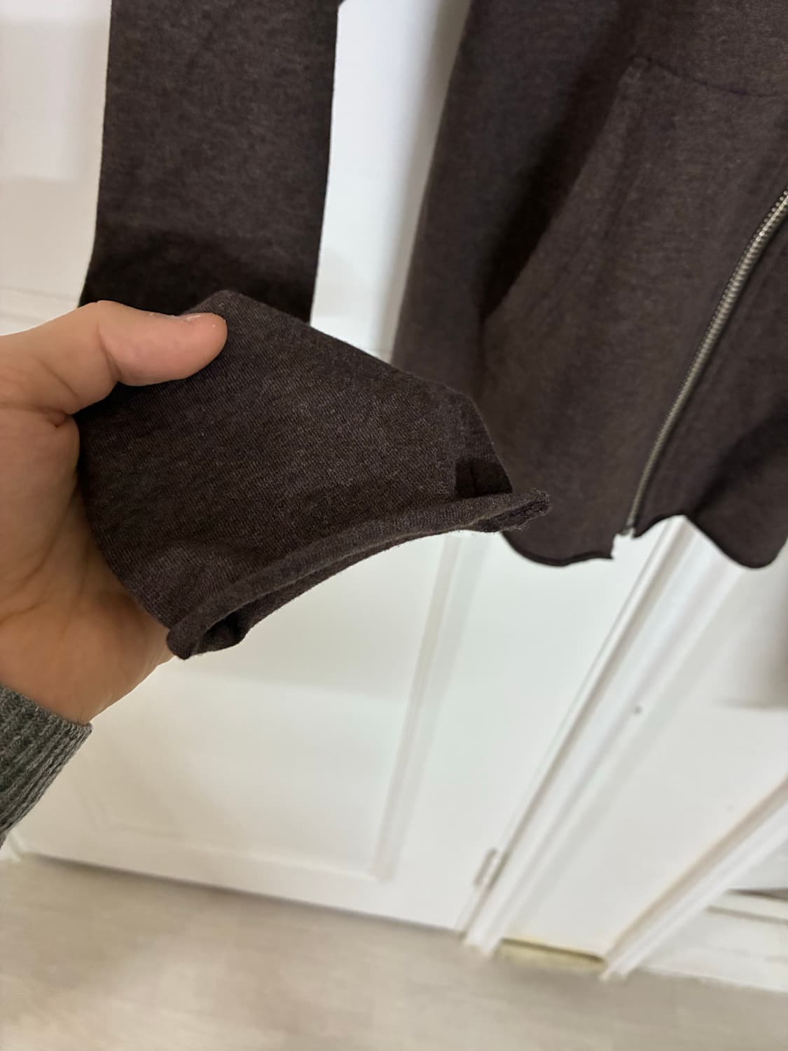 모노프리베 텍스처드 후드 집업 상품이미지4