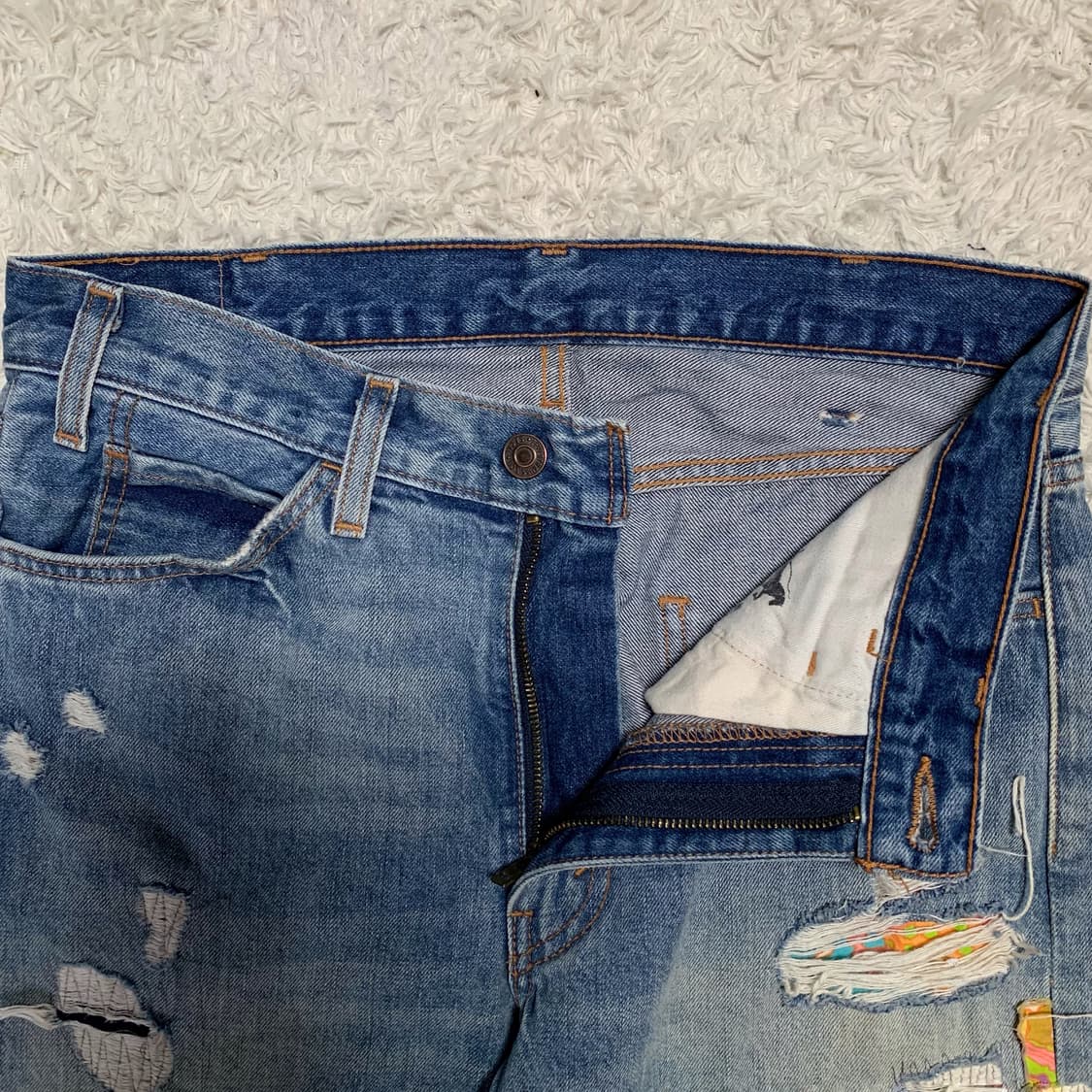 [31] 리바이스 505C 오렌지탭 커스텀 데님팬츠 29998-0002 상품이미지4