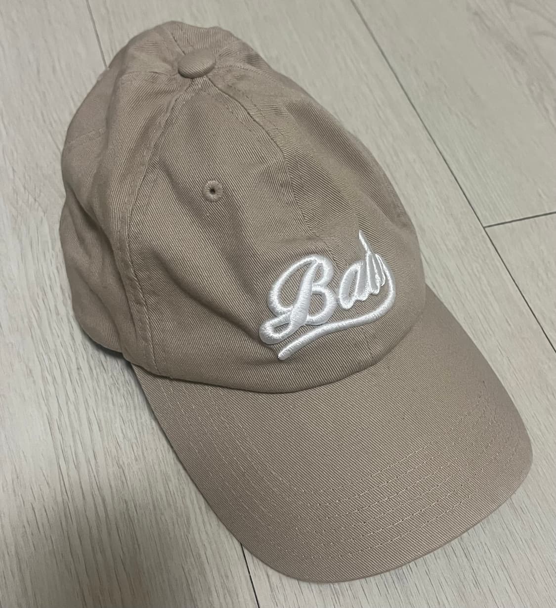 배드블러드 트윌 코튼 볼캡 베이지 상품이미지2