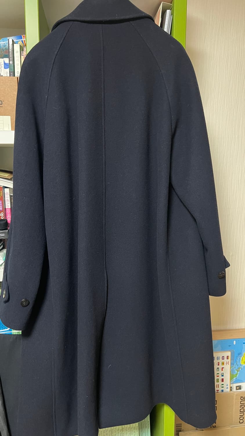 어나더오피스 레거시 발마칸 코트 다크 네이비 1사이즈 상품이미지4