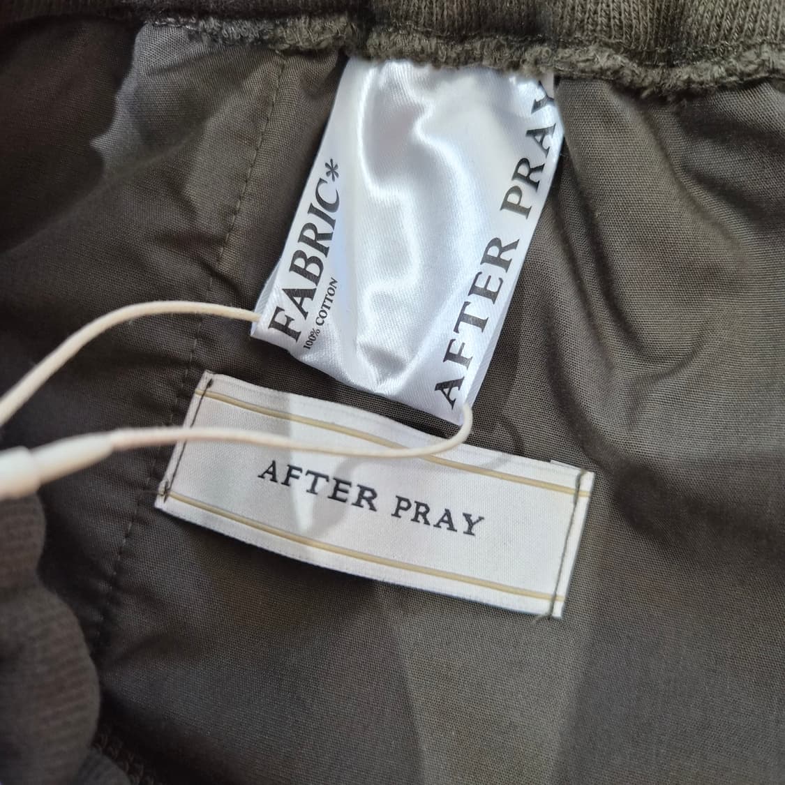 애프터프레이 와이드 스웨트 카고 쇼츠 상품이미지3