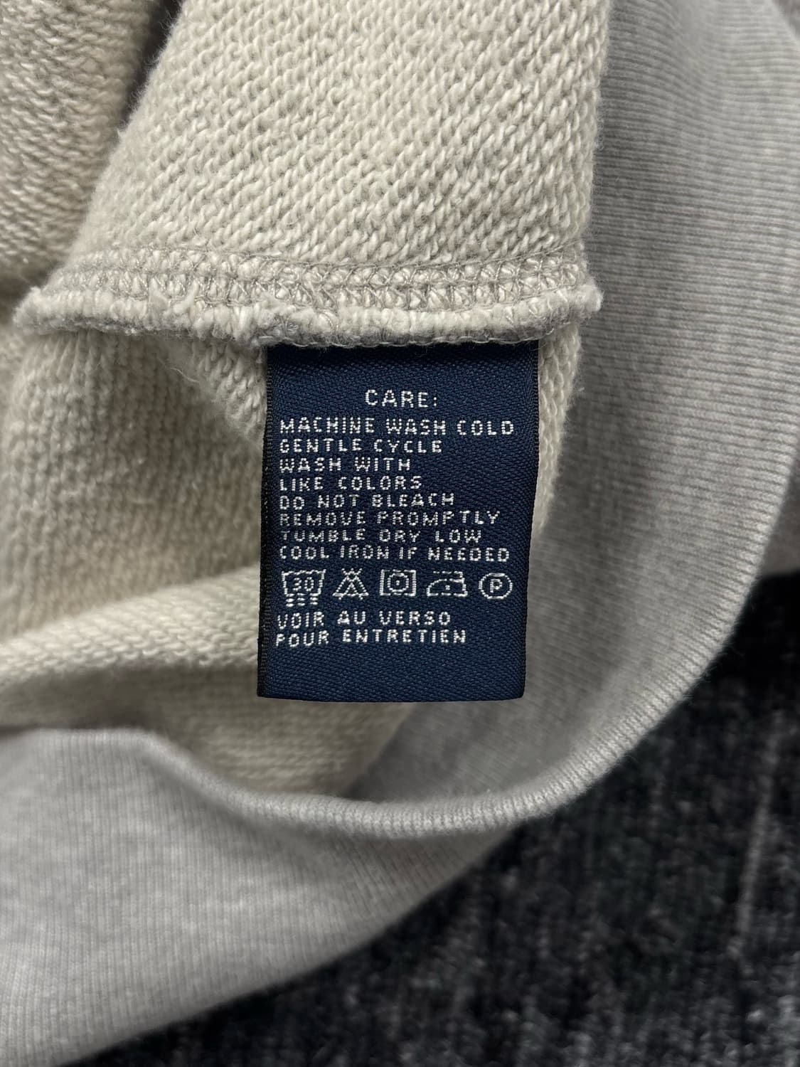 폴로 그레이 후드집업 상품이미지6