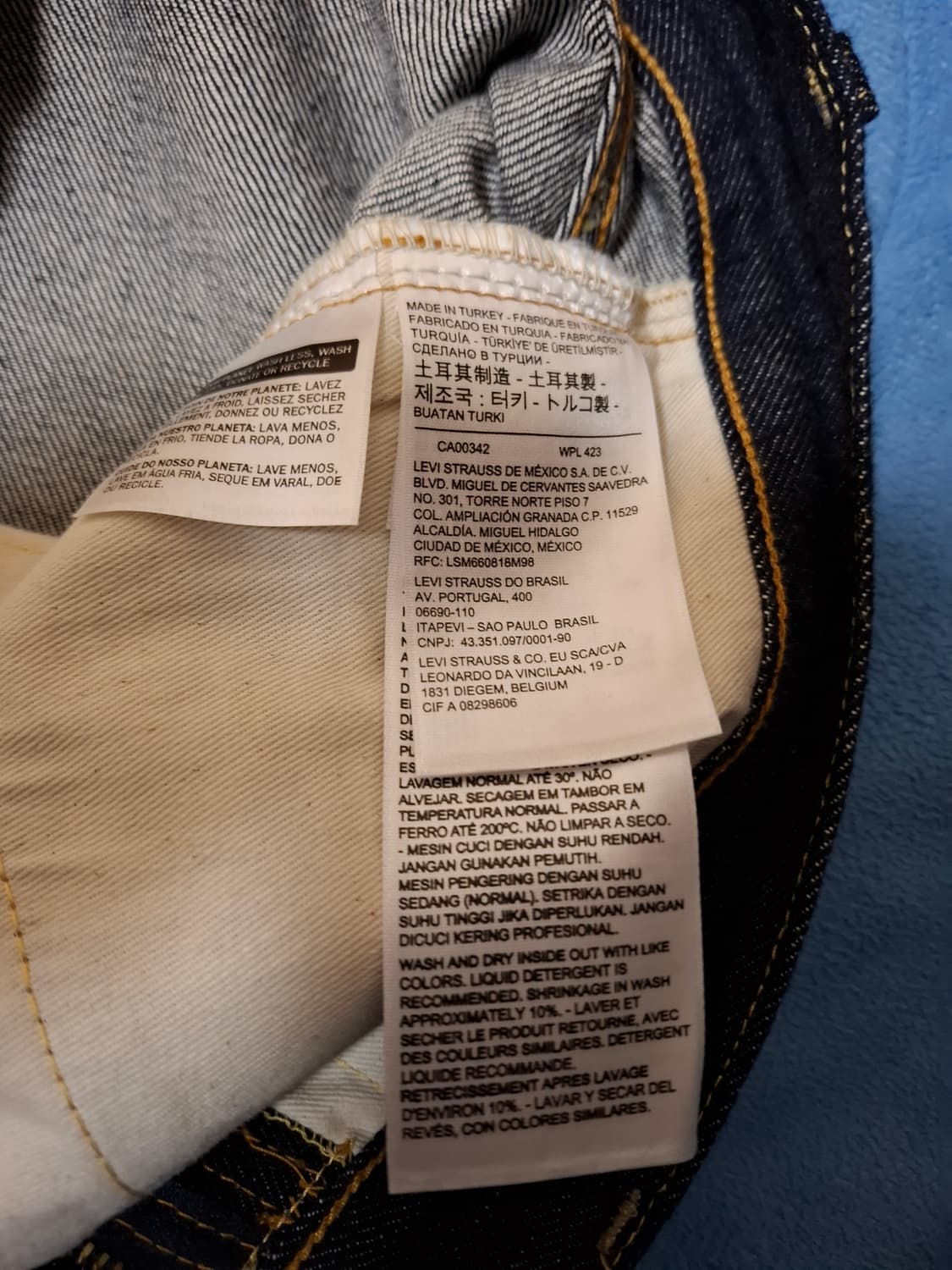 리바이스 LVC 54501 31/34 rigid 새제품 상품이미지5