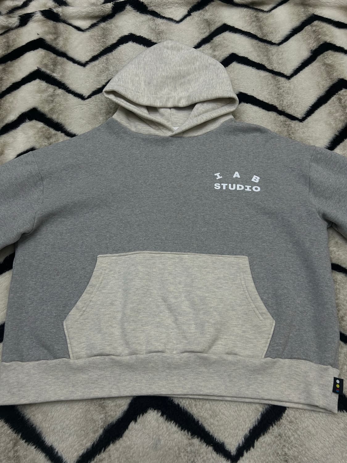 [M]아이앱스튜디오 후드/듀얼그레이/기모 상품이미지4