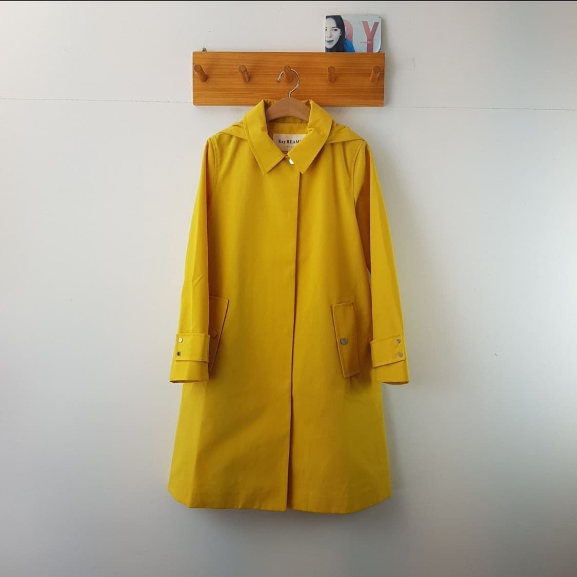 레이빔즈 후드 스탠카라 코트 상품이미지3