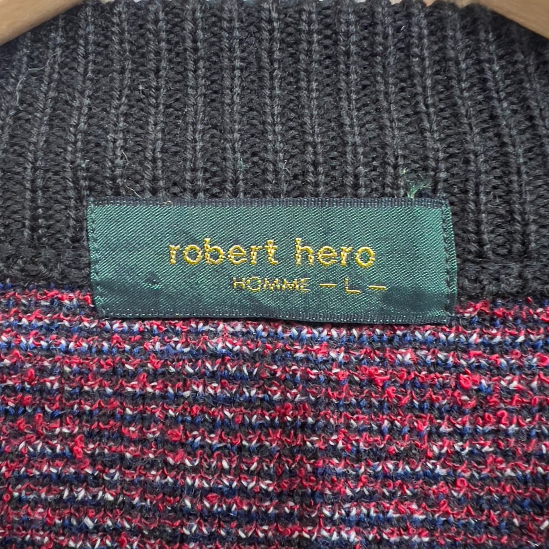 robert hero 패턴 니트 상품이미지4