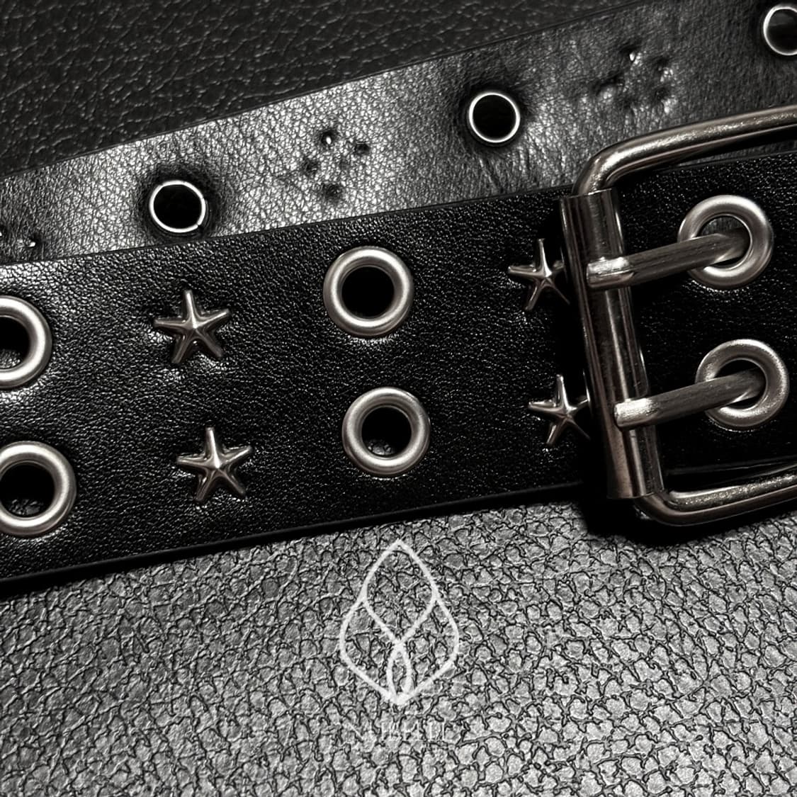 🌗 Star eyelet belt / 별 스터드 아일렛 웨스턴 벨트 상품이미지6
