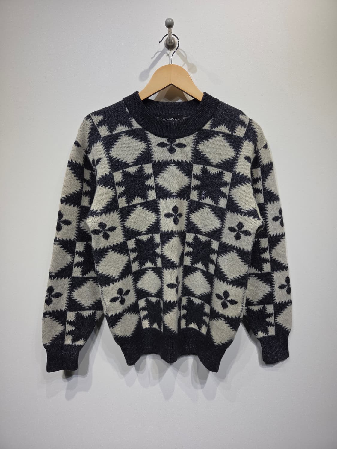 입생로랑(YSL) 퓨어옴므 빈티지 패턴 니트 상품이미지2