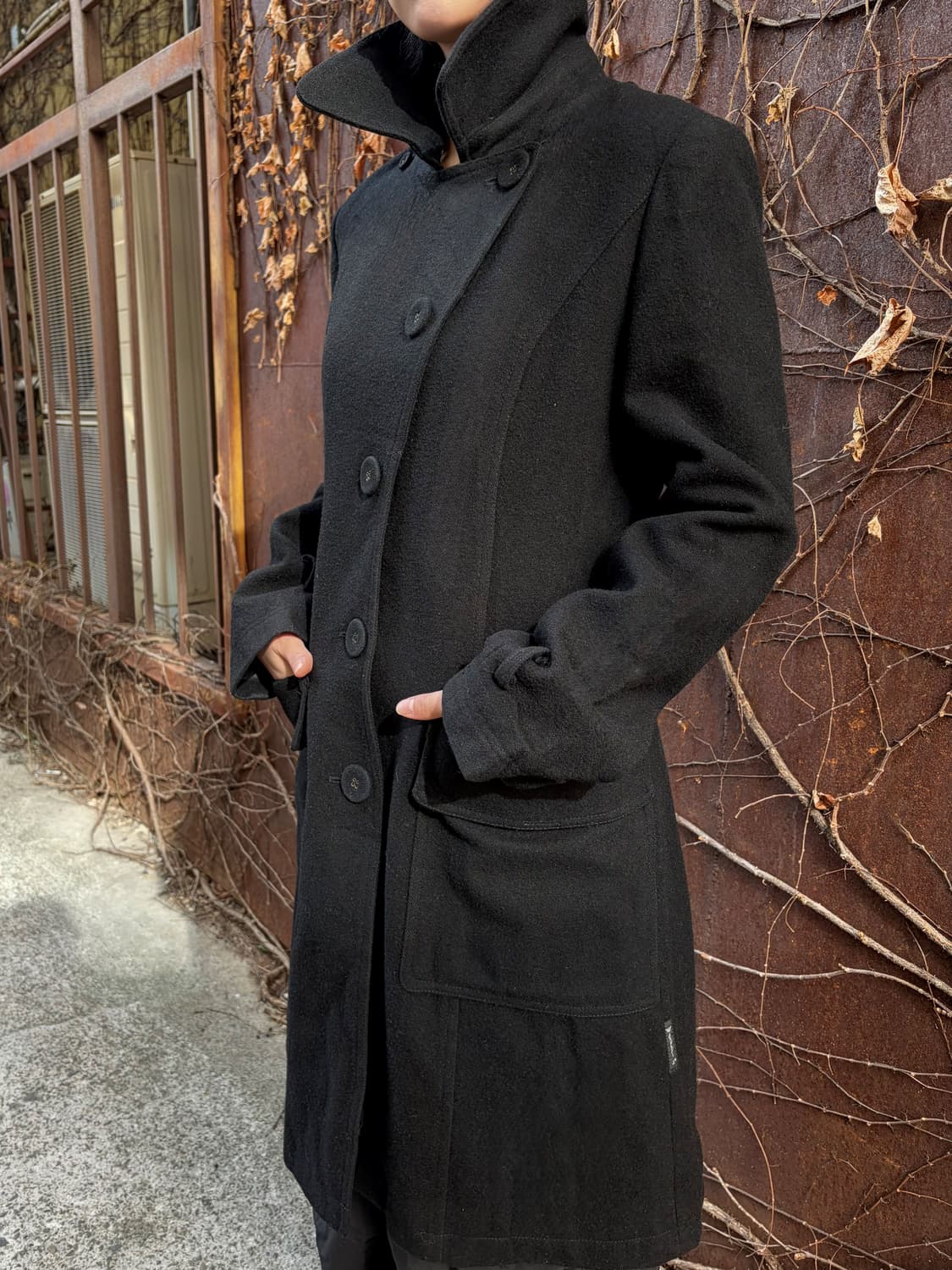 ARMANI JEANS 울 코트 상품이미지3