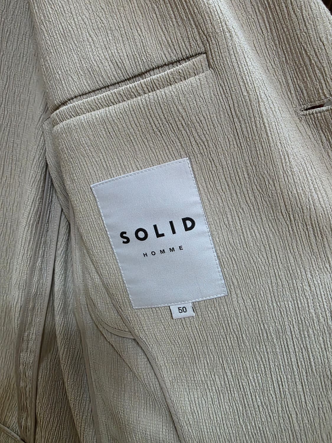 솔리드옴므 시어서커 크링클 자켓 상품이미지6