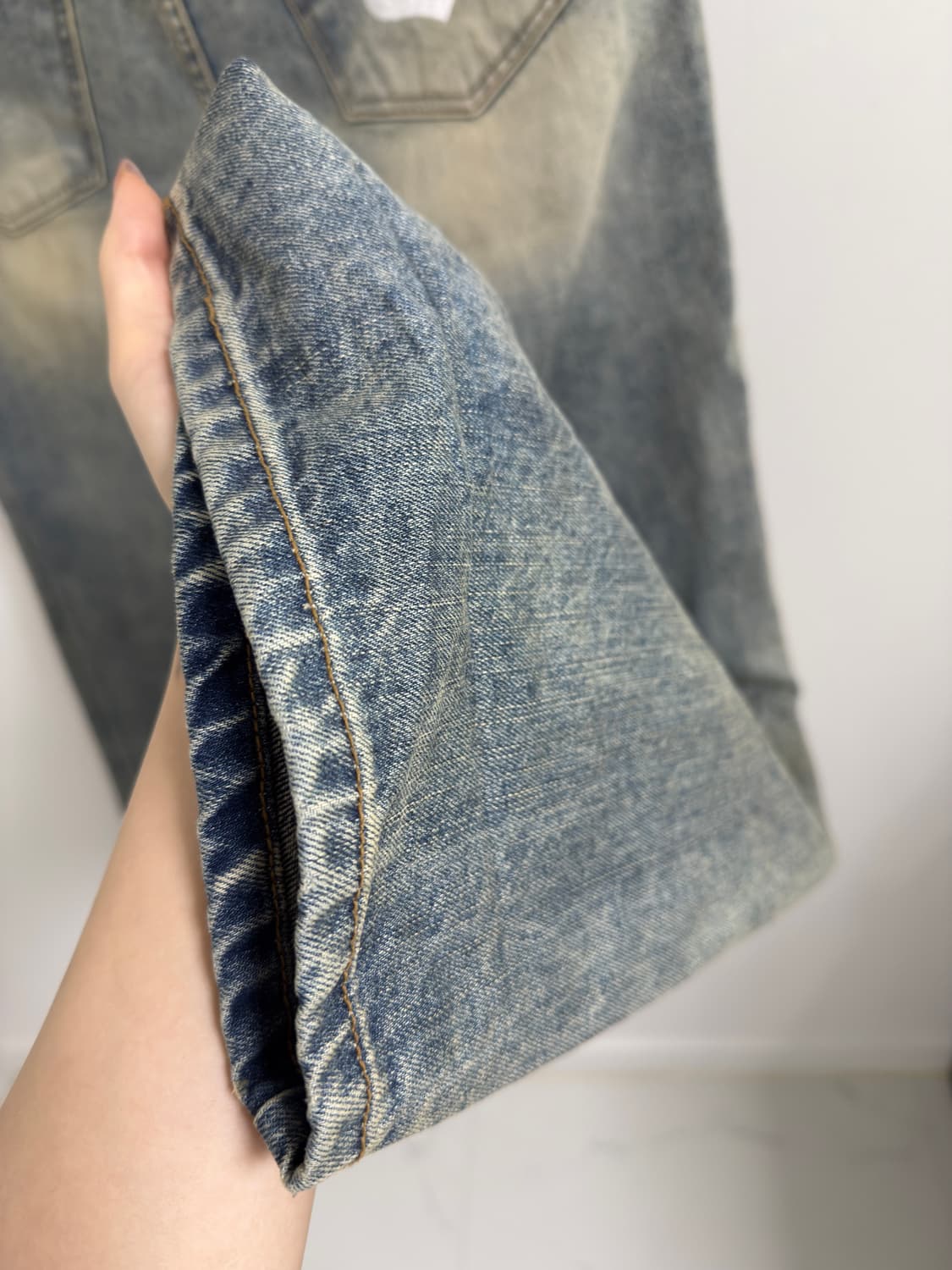 오도어 토니 와이드 데님  상품이미지4