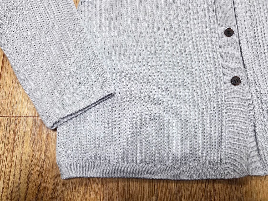 루에브르(LOEUVRE) V넥 오픈카라 슬림 니트가디건 55 새상품 상품이미지7